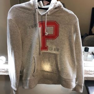 I want pizza now sweatshirt